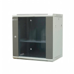EMITERNET Separate hanging cabinet 19" 12U, sheet metal/glass door, 600&times;450&times;635mm width/depth/height EM/AP6412