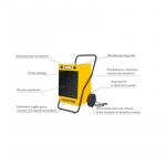 MASTER DEHUMIDIFIER DH62 52 L/24h