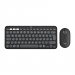 Logitech 920-012203 keyboard Mouse included Universal RF Wireless + Bluetooth QWERTZ German Graphite