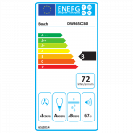 Bosch DWB65CC60 | Hood | Wall mounted | Energy efficiency class B | Width 59.8 cm | Mechanical | 594 m&sup3;/h | Matte black | LED