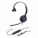 Yealink UH42 Mono USB-C/A Headset Wired Head-band Calls/Music USB Type-C / USB Type-A Black
