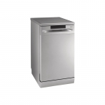 Dishwasher | GS520E15S | Free standing | Width 45 cm | Number of place settings 9 | Number of programs 5 | Energy efficiency class E | Display | AquaStop function | Grey