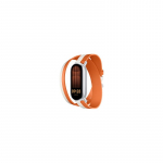 Xiaomi Dual-tone Leather Strap | 140&ndash;180mm | White and Orange | Calf Leather, PU (inside)