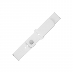 Fixed | Sporty Strap Set with Quick Release 22mm for smartwatch | 160-235 mm | White | Silicone