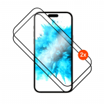 FIXED Full Cover 2,5D Tempered Glass with applicator for Samsung Galaxy A37 5G, 2 pcs, black | Fixed