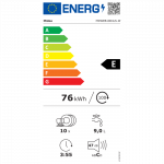 Midea Dishwasher | MDWEB1004LS-W | Built-in | Width 45 cm | Number of place settings 10 | Number of programs 8 | Energy efficiency class Class E | Display | Silver