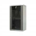 EMITERNET Separate hanging cabinet 19" 22U, sheet metal/glass doors, 600&times;450&times;1083mm width/depth/height EM/AP6422
