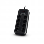 CyberPower Tracer III P0820SUF0-FR surge protector Black 8 AC outlet(s) 200 - 250 V 1.8 m