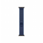 Apple 49mm Blue/Bright Blue Trail Loop - M/L - Black Titanium Finish | Apple