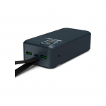 PORT CONNECT External USB-C battery integrated lamp | 30000 mAh | Blue