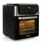 Tristar Hei&szlig;luft-Ofen Kontrollleuchte Timerfunktion 12 l Single Stand-alone 1800 W Hot air fryer Black, Stainless steel