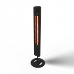 Mill | Outdoor Heater | OH2000ULGPFLOOR | Patio heater | 2000 W | Black | IP65