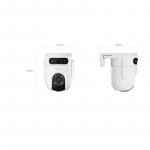 EZVIZ IP Camera CS-H9C (5MP+5MP) 4mm Color night vision,Human/Vehicle detection,Smart tracking iki 8m,Active defense,two way talk, 8xdigital | EZVIZ