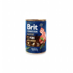 BRIT Premium by Nature Pork with Trachea - Wet dog food - 400 g