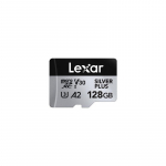 Lexar SILVER PLUS | 128 GB | microSDXC | Flash memory class 10