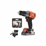 BLACK & DECKER | Cordless Drill Driver | BCD383D1XK-QW | 18 V | 2.0 Ah | Lithium