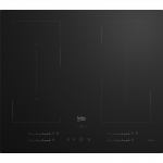 BEKO Hob | HII64720QUF2T | Induction | Number of burners/cooking zones 4 | Touch | Timer | Black
