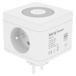 KERG SMART &ndash; 2-SOCKET POWER STRIP + USB-A+USB-C CHARGER + LED LIGHT 16A/250V~ M02730