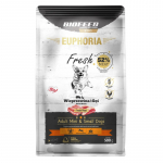 EUPHORIA Fresh Adult Pork with goose XS/S - dry dog food - 500g