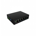 SWITCH LANBERG ILFE-4P-1GE-1S-90 LIGHT INDUSTRIAL POE 1XBT 3XAT SFP+ETH DIN FAST ETHERNET