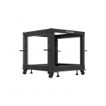Lanberg OR01-6109-B rack cabinet 9U Freestanding rack Black