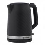 Gorenje | Kettle | K17SPB | Electric | 2200 W | 1.7 L | 360&deg; rotational base | Plastic | Black