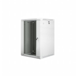 Lanberg WF01-6618-10S rack cabinet 18U Wall mounted rack Grey