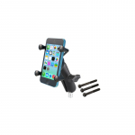 RAM Mounts X-Grip Phone Mount with Motorcycle Handlebar Clamp Base