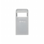 Kingston | USB 3.2 Flash Drive | DataTraveler micro | 64 GB | USB 3.2 | Silver