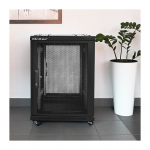 Qoltec 54518 19" RACK cabinet | 15U | 600 x 855 x 600 | Perforated doors
