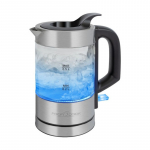 ProfiCook PC-WKS 1228 G electric kettle 0.5 L 1100 W Stainless steel, Transparent