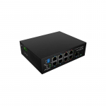 SWITCH LANBERG ILFE-8P-1GE-1S-120 LIGHT INDUSTRIAL POE 4XBT 4XAT SFP+ETH DIN FAST ETHERNET