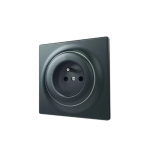 Fibaro outlet Walli Outlet N Type E anthracite FGWSONE-011-8