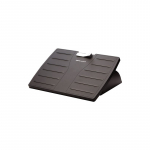 Fellowes Foot Rest Under Desk - Office Suites Under Desk Foot Rest Ergonomic Foot Rest with 3 Height Adjustable Positions & Antibacterial Technology - Foot Rest Stool for Office & Home - Black