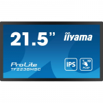 iiyama TF2238MSC-B1 Signage Display Digital A-board 55.9 cm (22") LED 600 cd/m&sup2; Full HD Black Touchscreen