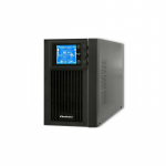Qoltec 53042 uninterruptible power supply (UPS) Double-conversion (Online) 1 kVA 800 W 2 AC outlet(s)