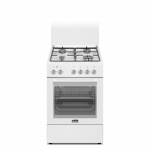 Simfer | Cooker | 4403SERBB | Hob type Gas | Oven type Electric | White | Width 50 cm | Electronic ignition | Depth 55 cm | 48 L