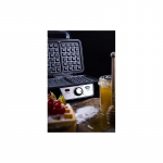 Camry | Waffle Maker | CR 3046 | 1600 W | Number of pastry 2 | Belgium | Black/Stainless Steel