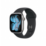 Apple Watch Series 11 GPS + Cellular 42mm Space Grey Aluminium Case with Black Sport Band - M/L | Apple