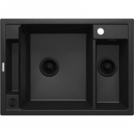 Magnetic granite sink 1.5-bowl