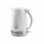 Gorenje | Kettle | K17WE | Electric | 2200 W | 1.7 L | Plastic/Metal | 360&deg; rotational base | White