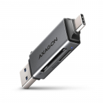 MEMORY READER USB-C+USB3.2 2SL/SD/MICROSD CRE-DAC AXAGON