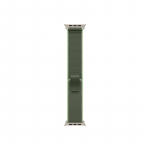 Apple 49mm Green/Neon Trail&nbsp;Loop&nbsp;-&nbsp;S/M - Natural Titanium Finish | Apple