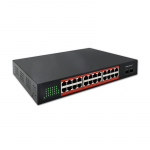 Qoltec Przełącznik sieciowy SWITCH Gigabit Ethernet | 24x RJ45 | 2x SFP | 1000 Mb/s