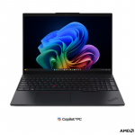 Lenovo ThinkPad L16 G3 AMD | Black | 16 " | IPS | WUXGA | 1920 x 1200 pixels | Anti-glare | AMD Ryzen AI 7 | 445 | 24 GB | SODIMM DDR5 | Solid-state drive capacity 512 GB | AMD Radeon 840M Graphics | Windows 11 Pro | 802.11be | Bluetooth version 5.4  ...