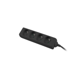 Lanberg PS0-04E-0150-BK power extension 1.5 m 4 AC outlet(s) Indoor Black