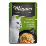 MIAMOR Fine Filets Tuna with vegetables in sauce  - wet cat food - 100g