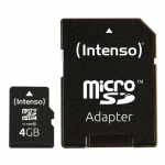 MEMORY MICRO SDHC 4GB C10/W/ADAPTER 3413450 INTENSO