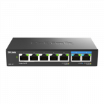 D-Link | 7-Port Multi-Gigabit Unmanaged Switch | DMS-107/E | Unmanaged | Desktop | Power supply type External