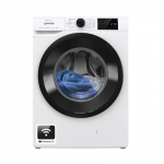 Gorenje Washing machine | WPNEI82A1SWIFI | Energy efficiency class A | Front loading | Washing capacity 8 kg | 1200 RPM | Depth 55 cm | Width 60 cm | Display | LED | Steam function | White